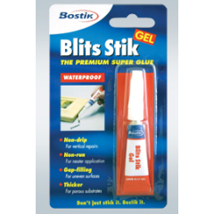 ADHESIVE BLITSTIK GEL 3gm 1-0710 BOSTIK