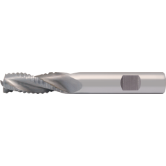 Somta Solid Carbide 3 Flute Roughing End Mills Knuckle Form Coarse Pitch Uncoated for Aluminium
