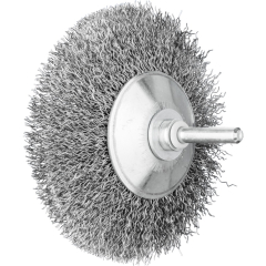 PFERD Shank mounted bevel brush, crimped KBU 9510/6 ST 0,30