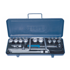 SOCKET SET BIHEX 1/2DR D19TMAZ GEDORE