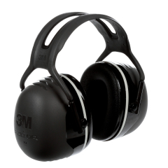 3M™ X5A PELTOR™ Earmuffs, Black, Headband