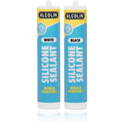 SILICONE SEALANT CLEAR 300ml 056-50 ALCOLIN K91 #24