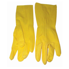 GLOVE WAN LATEX HOUSEHOLD YELLOW LARGE