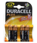 BATTERY MN1500 B4 1.5V. "AA" DURACELL PKT 4