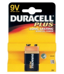 BATTERY MN1604 B1 9V. SQUARE DURACELL