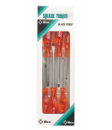 SCREWDRIVER SET 6 PIECE BLACK TIP WERA