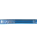 PFERD Chain saw files in plastic pouch 2 pc.