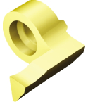 Sandvik Coromant MB-09FA200-02-14R 1025 CoroCut™ MB solid carbide head for face grooving