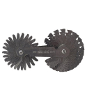SCREW PITCH GAUGE 6.0-.35 22 BLADE 60^ ISO METRIC
