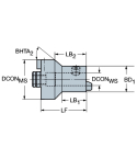 Sandvik Coromant 391.25-20 63 065M VL to Whistle Notch adaptor