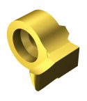 Sandvik Coromant MB-09FBR150-075-14L 1025 CoroCut™ MB solid carbide head for face grooving