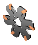 Sandvik Coromant AQD-F-254Y38-M CoroMill™ QD indexable grooving & parting off cutter