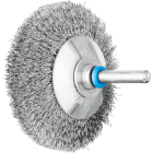 PFERD Shank mounted bevel brush, crimped KBU 7010 6 INOX 0,20