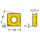 Sandvik Coromant SCMT 12 04 04-PM 1525 CoroTurn™ 107 insert for turning