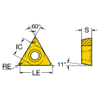 Sandvik Coromant TPMT 11 03 04-PM 1525 CoroTurn™ 111 insert for turning