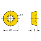 Sandvik Coromant R300-0724E-PM 1025 CoroMill™ 300 insert for milling